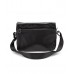 Чоловіча горизонтальна сумка через плече з клапаном 1654-LA Black