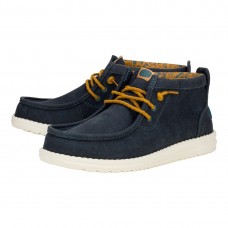 WALLY MID WAXED CANVAS NAVY