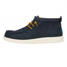 WALLY MID WAXED CANVAS NAVY
