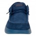 WALLY COMF SUEDE NAVY BLAZER