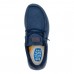 WALLY COMF SUEDE NAVY BLAZER