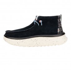 WENDY PEAK HI SUEDE BLACK