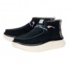 WENDY PEAK HI SUEDE BLACK