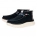 WENDY PEAK HI SUEDE BLACK