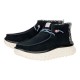 WENDY PEAK HI SUEDE BLACK