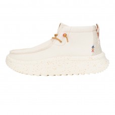 WENDY PEAK HI SUEDE IVORY