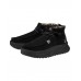 WENDY PEAK HI SUEDE BLACK/BLACK