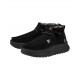 WENDY PEAK HI SUEDE BLACK