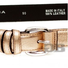 КОЖАНЫЙ ПОЯС С ЛАМИНАЦИЕЙ TS16RC627 ЧЕРВЛЕНОЕ ЗОЛОТО