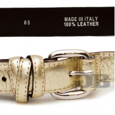 КОЖАНЫЙ ПОЯС С ЛАМИНАЦИЕЙ TS16RC627 ЗОЛОТОЙ